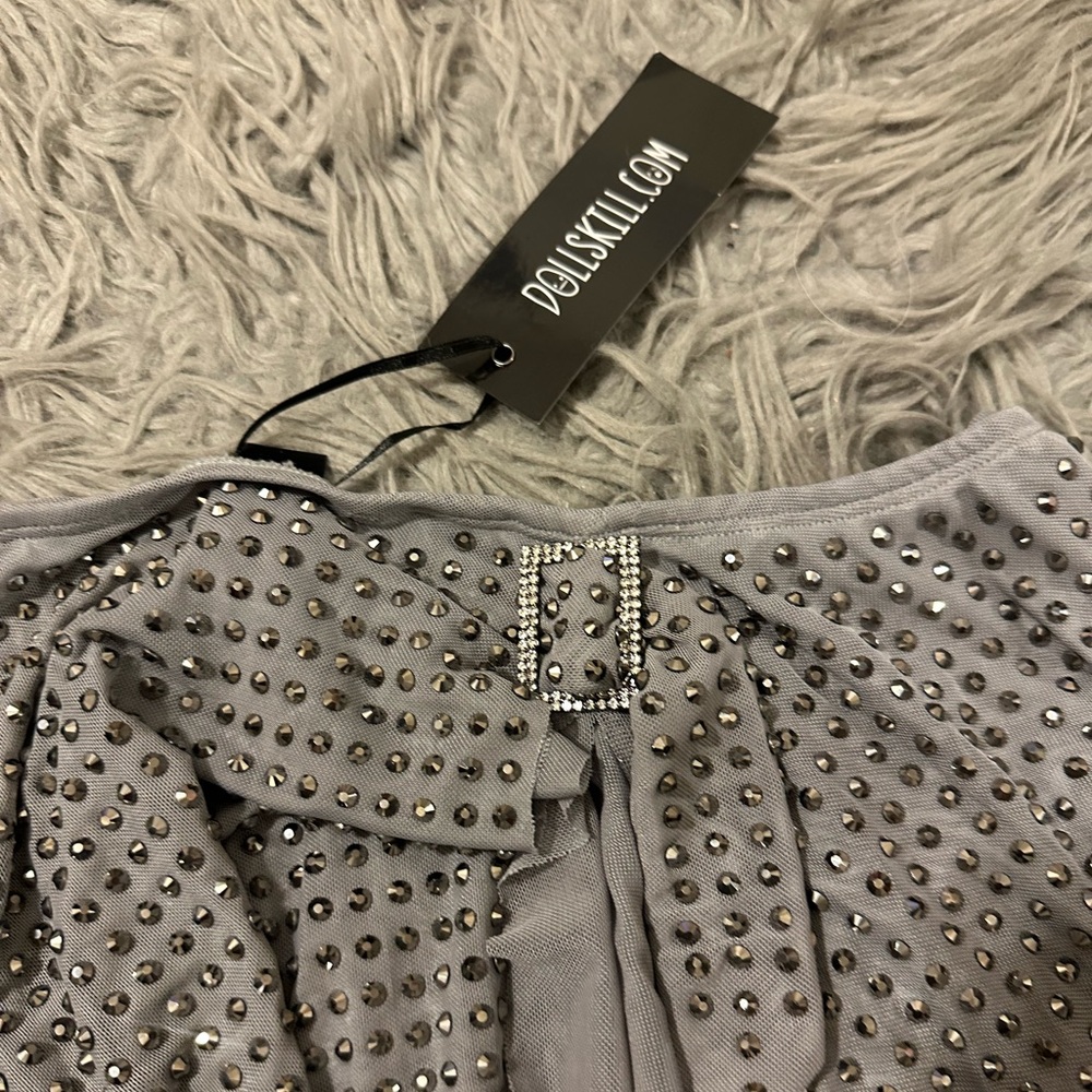 NWT rhinestone skirt